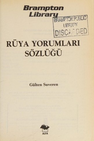 Rüya Yorumları Sözlüğü