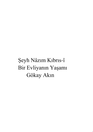 Batı'da bir Nakşi cemaati