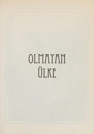 Olmayan ülke